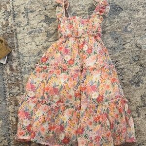 3t Cheeky Plum Floral Maxi Dress